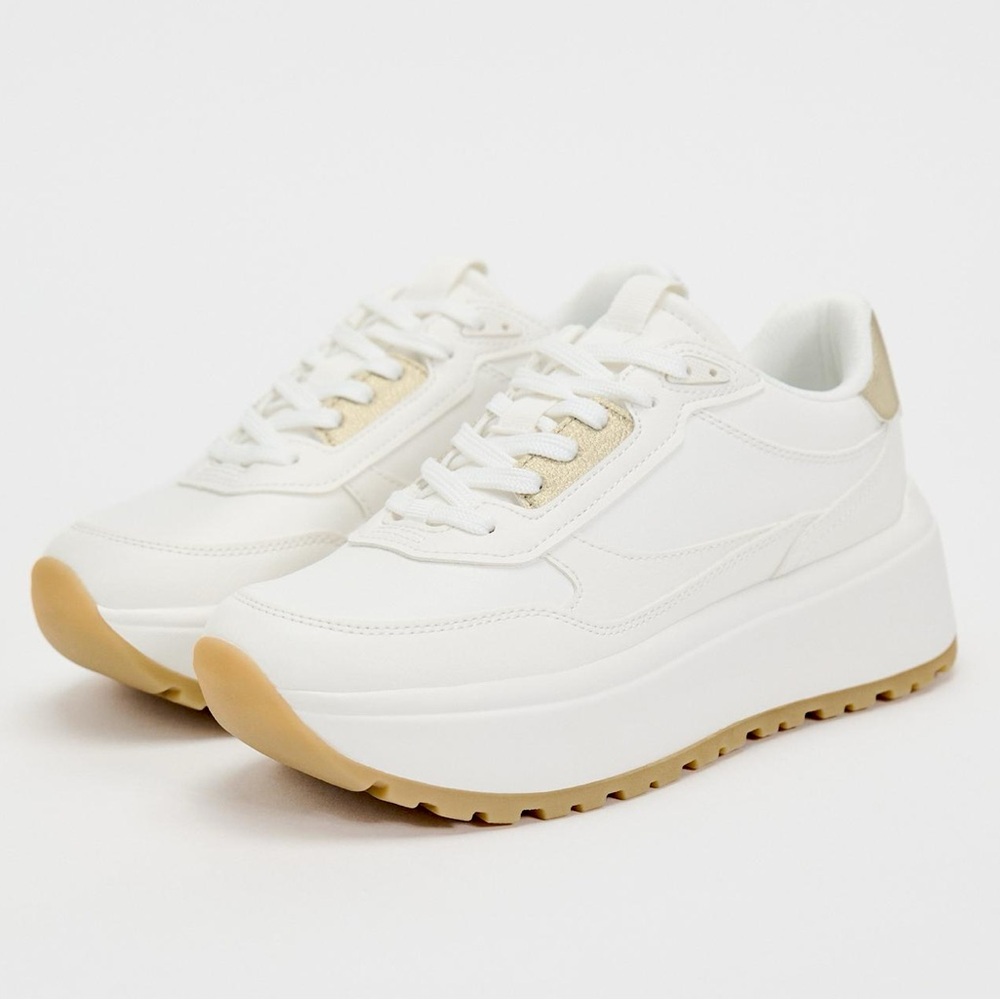 NWT ZARA PLATFORM SNEAKERS